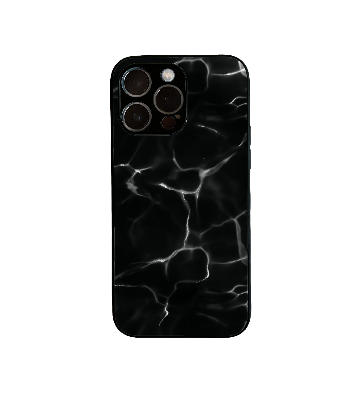 Kryt na telefon s motivem Černý mramor