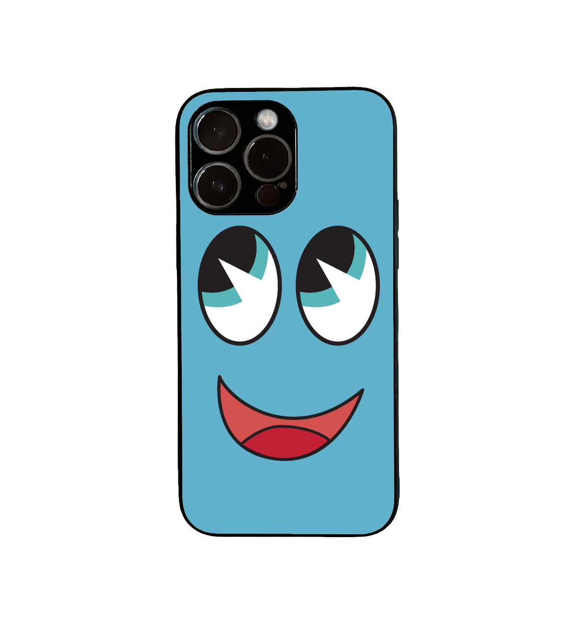 Kryt na telefon s motivem Ksichtík modrá