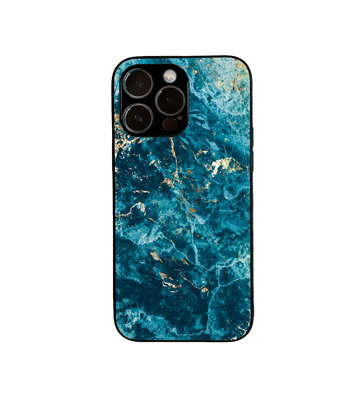 Kryt na telefon s motivem Mramor tmavo modrý