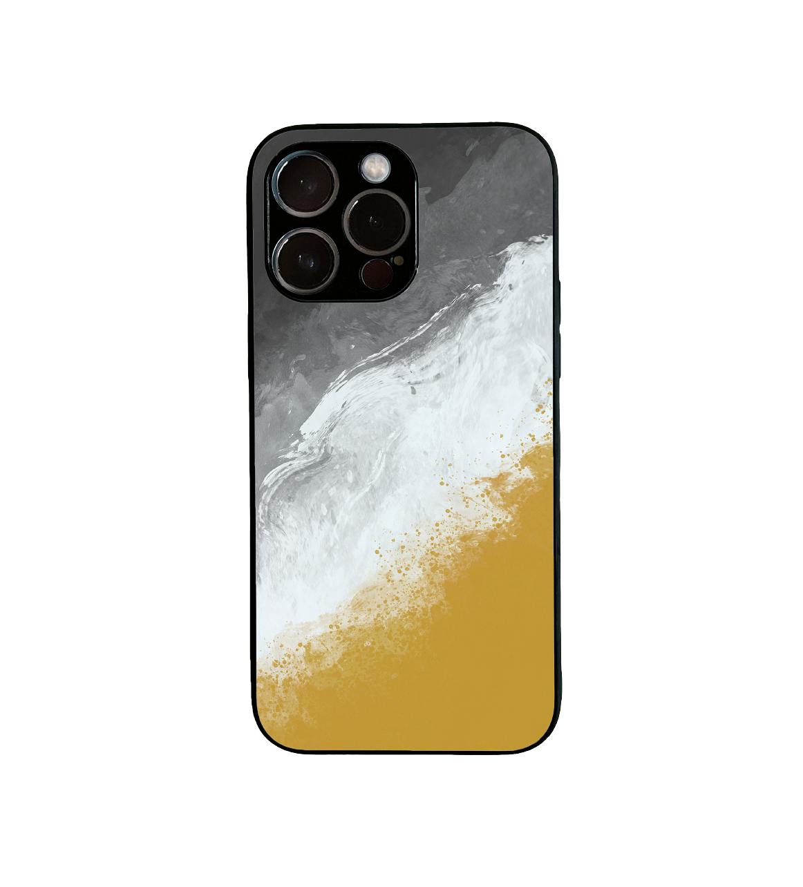 Kryt na telefon s motivem Mramor zlato šedý